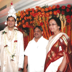 RV Sir and Latha Madam at Somik's wedding