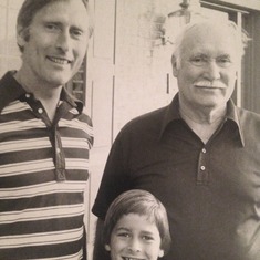 Dick with Rick and Grandpa (Big Bill)