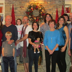 Christmas 2015: From Left: Kristina, Dad, Collin, Olivia, Rick, Heather, Ben, Carole, Emily, Chris, Mike, and Tracy