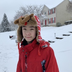Ryan and his winter hat