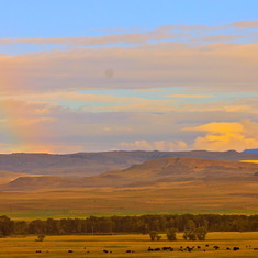 Ryan the day God took you in his arms a rainbow appeared over the hills of Montana, showing us His Promise of Hope.