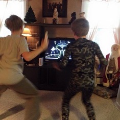 Just Dance w/ Max on Christmas morning 2014