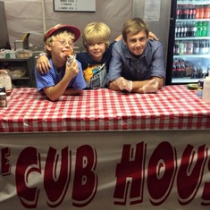 Cute boys at the Cub House