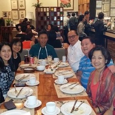 Reunion during one of Nigel and Peena David Yeo’s visits to Manila