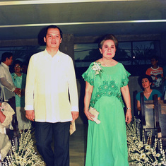 Mon as proxy for Nonoy Amoranto - Dod and Alma Wedding June 27 1987