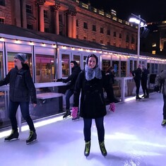 Skating at Somerset House, 2017