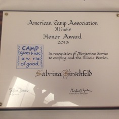 ACA Honor Award 2013