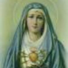 MOM HAD A GREAT DEVOTION TO OUR LADY OF SORROWS.