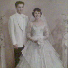 Mom and Dad's wedding photo