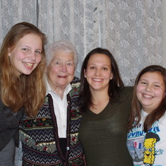 Dickie and her grand-daughters