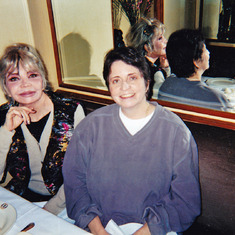 Mama & I at our favorite Chinese restaurant, "Tong-Yen" in Paris.