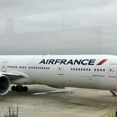 Air France aircraft I took from Paris to the U.S.