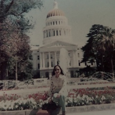 Mom traveled a lot in the early 1970's. She loved historical places
