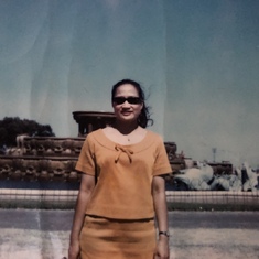 Mom traveled a lot in the early 1970's. She loved historical places