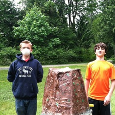 Volcano for Mr. Henderson's science class