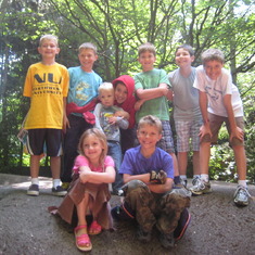 Summer 2011: Sam, Nate, the Harris boys and the Nieman's at the zoo.