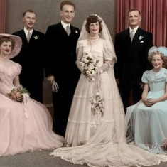 17 Feb 1951 - Sam and Gloria's Wedding