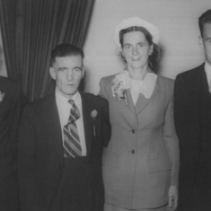 1951 - Alan, Pop, Mum & Sam