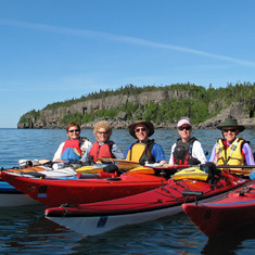 Lake Superior Kayak Trip group