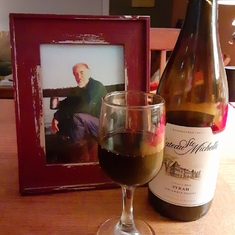 Toasting my Dad on the 7th Anniversary without him