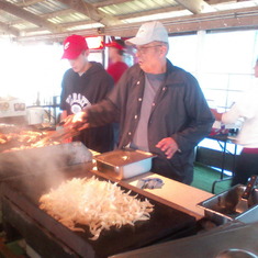 Dad's last time cooking at Greenfield! 2008