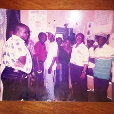  Dr Samuel Juana Smith and some members of Bombali DHMT in the early 2002