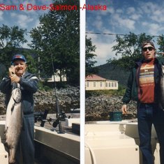 1995 Sam & Dave w-Salmon-Alaska