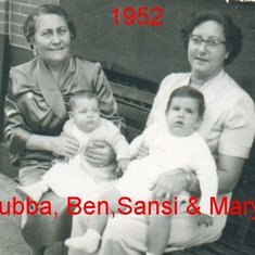 1952 Mom,Sandi,Ben & Mary