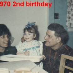 1970- Bev,Ev 7 Sam-2nd Birthday