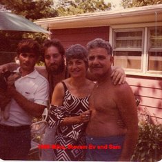 1980 Mike,Steve, Ev & Sam