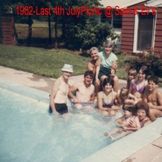 1982 Family @ our Mdison Ave Pool
