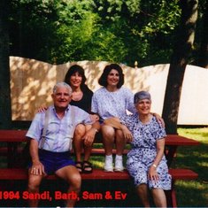 1994 Sandi, Barb, Sam & Ev