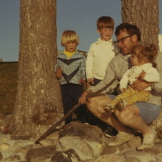 Weaver Lake, Minnesota, Fall 1969 (a rare picture of my father, as he was the photographer).