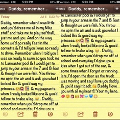 letter jazz wrote to her dad