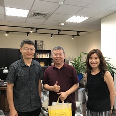 Divine meeting with 修哥 on 09-14-2018 in his office