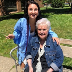 Marissa and her Grannie @ Marissa's High School Graduation