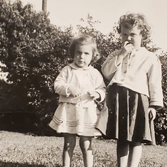 Mom (left) and Aunt Sharon
