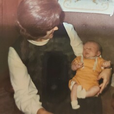 Mom and Mike--November 2, 1969