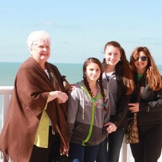 Mom, Pam, Sierra and Marissa--Vacation in Clearwater, FL