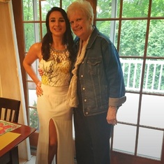 Mom and Marissa, Senior Prom!
