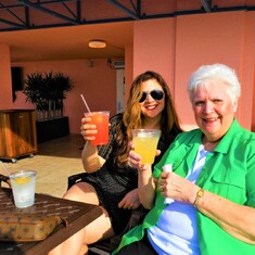 Mom and Me in Clearwater, FL on Vacation
