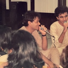At Sharmila & Apoorva’s wedding Sangeet - Feb 1989