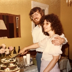 Cutting the cake, Pittsburgh 1980