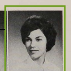 Mom's senior photo- she was in student council.  Thanks to Ancestry.com!