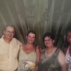 The family at wedding Key West