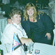 Mom and Sandi at Duane's Wedding 2001