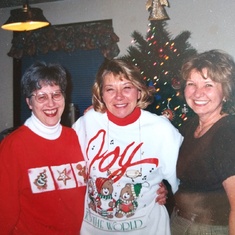 Christmas Barb, Brenda, Sandra 2001