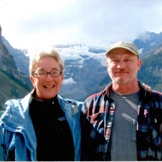Sandy and Ron at Lake Louise