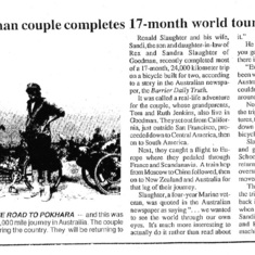 Biking Around the World: A Guinness Record Setting Journey