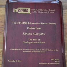 INFORMS ISS Distinguished Fellow